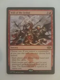 Will of the Jeskai NM MTG Tarkir Dragonstorm Commander Magic the Gathering - Image 1