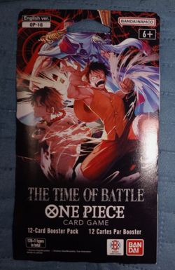 One Piece The Time of Battle Booster Pack 12-cards TCG English OP-16 - Image 1