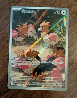 Spearow 151/132 Mega Evolution Illustration Rare Pokemon Card Near Mint - Image 1