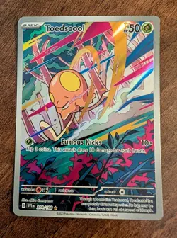 Toedscool 201/198 Scarlet & Violet Base Illustration Rare Pokemon Card NM ⭐ - Image 1