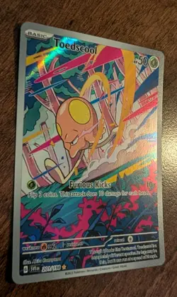 Toedscool 201/198 Scarlet & Violet Base Illustration Rare Pokemon Card NM ⭐ - Image 3