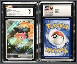 Pawmi CGC 9 Paldean Fates Illustration Rare Graded Pokemon Card 226/091 - Image 3