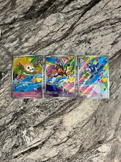 First Partner Illustration Collection Gen 7 Promo Cards (Set of 3) + Sticker Set - Image 1