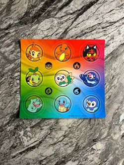 First Partner Illustration Collection Gen 7 Promo Cards (Set of 3) + Sticker Set - Image 4