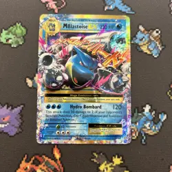 M Blastoise EX 22/108 MP -Ultra Rare Pokemon Card- XY Evolutions (1z) - Image 1