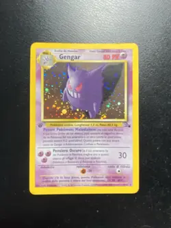 Gengar Holo 5/62 Fossil 1st Edition WOTC Italian Pokemon Card UNPLAYED NM - Image 2