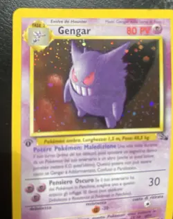 Gengar Holo 5/62 Fossil 1st Edition WOTC Italian Pokemon Card UNPLAYED NM - Image 5