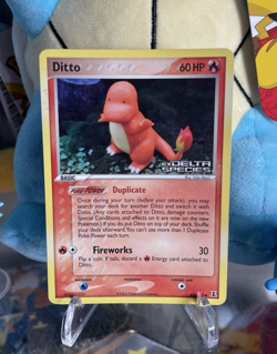Ditto Charmander 37/113 EX Delta Species Stamped Reverse Holo 2005 Pokemon Card - Image 1
