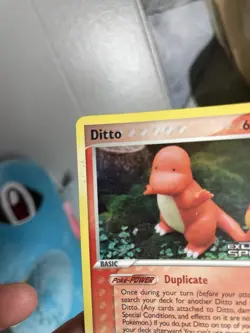 Ditto Charmander 37/113 EX Delta Species Stamped Reverse Holo 2005 Pokemon Card - Image 3