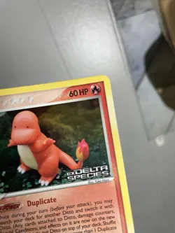 Ditto Charmander 37/113 EX Delta Species Stamped Reverse Holo 2005 Pokemon Card - Image 4