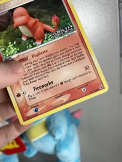 Ditto Charmander 37/113 EX Delta Species Stamped Reverse Holo 2005 Pokemon Card - Image 5