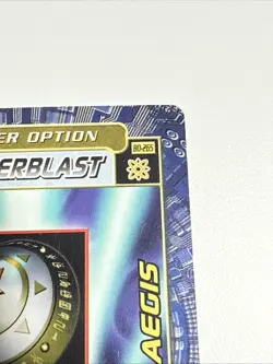 DIGIMON DIGI-BATTLE NON FOIL RARE CARD BO-265 THE AEGIS LP - Image 4