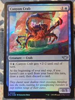 Canyon Crab FOIL Outlaws of Thunder Junction MTG Magic - Image 2