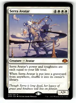 Serra Avatar M Dominaria Remastered 26 NM - Image 1