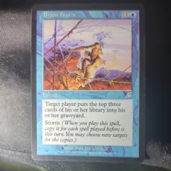 Brain Freeze Scourge NM Blue Uncommon MAGIC THE GATHERING MTG CARD - Image 1