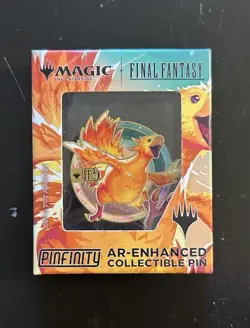 MTG - Final Fantasy Exclusive AR Enhanced Pin Badge - Chocobo Racing Promo - NEW - Image 1