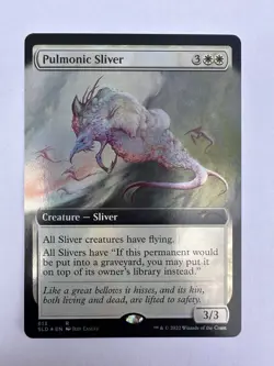 Pulmonic Sliver (Extended Art) - FOIL - Secret Lair - Near Mint - MTG - Image 1