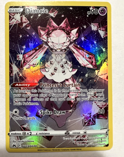 Diancie Full Art GG13/GG70 Ultra Rare Crown Zenith Pokemon TCG - Image 1