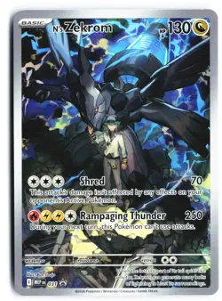N's Zekrom 031 Holo Promo ME: Mega Evolution Promo Pokemon Near Mint - Image 1