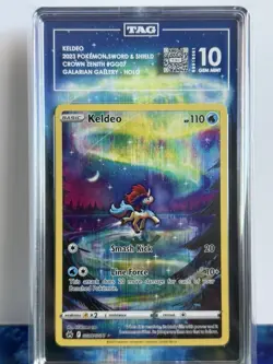 Pokemon TCG Keldeo GG07/GG70 Crown Zenith TAG 10 - Image 1