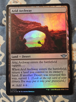 Arid Archway FOIL Outlaws of Thunder Junction #252 MTG Magic - Image 1