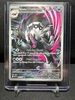 Galarian Obstagoon 245/217 IR Illustration Rare Holo Pokemon Ascended Heroes NM - Image 1