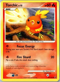 Torchic Platinum 99/127 2009 Common Lightly Played - Image 1
