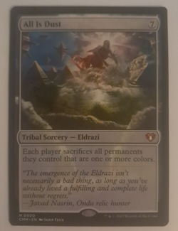 All Is Dust NM/M Magic the Gathering Commander Masters MTG - Image 1