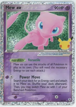 Mew ex 88/92 Celebrations 25th Classic Collection Holo Pokemon 0304 - Image 1