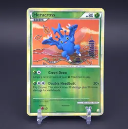 Pokemon | Heracross 43/123 - MID ERA REVERSE HOLO! - 2010 Heartgold & Soulsilver - Image 1
