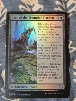 Case of the Trampled Garden FOIL Karlov Manor MTG Magic - Image 1