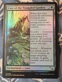 Case of the Trampled Garden FOIL Karlov Manor MTG Magic - Image 2