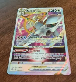 Arceus V Star 123/172 Brilliant Stars Standard Size Pokemon TCG Near Mint - Image 2