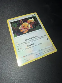 Eevee Holo SWSH118 NM Pokemon TCG PROMO Sword & Shield HOLO BLEED - Image 5