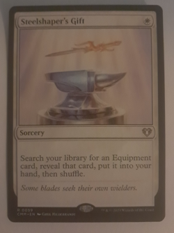 Steelshaper's Gift NM/M Magic the Gathering Commander Masters MTG - Image 1