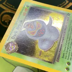 POKEMON 2000 Dark Arbok Holo SHIFT ERROR Team Rocket MP - Image 5