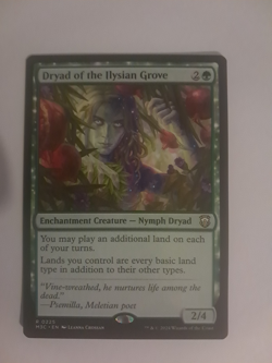 Dryad of the Ilysian Grove NM Commander Magic the Gathering MTG Modern Horizon 3 - Image 1