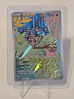 Pokemon Hitmontop 240/217 ASC EN Holo Illustration Rare Basic HP100 - Image 1
