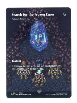 Search for the Frozen Esper (Showcase) U 0047 Regular Final Fantasy MTG Card NM - Image 1