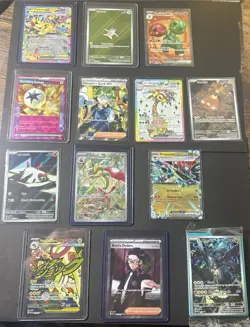 Lot of 13 Pokemon TCG Rares from Surging Sparks & Ascended Heroes NM - Image 1