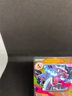 Pokemon Mega Charizard X ex 029 Mega Evolution Holo Black Star Promo. - Image 3