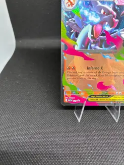 Pokemon Mega Charizard X ex 029 Mega Evolution Holo Black Star Promo. - Image 4