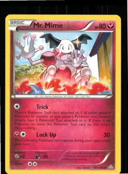 Mr. Mime 101/160 Uncommon Primal Clash Pokemon Lightly Played - Image 1