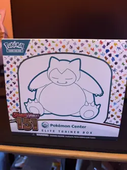 Pokemon TCG Scarlet & Violet 151 Pokemon Center Elite Trainer Box ETB Empty Box - Image 1