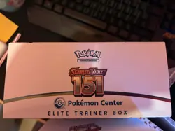 Pokemon TCG Scarlet & Violet 151 Pokemon Center Elite Trainer Box ETB Empty Box - Image 3