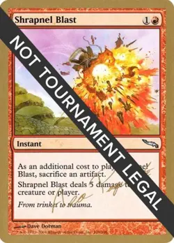 Shrapnel Blast - 2004 Aeo Paquette (MRD) - Medium Play MTG - Image 1