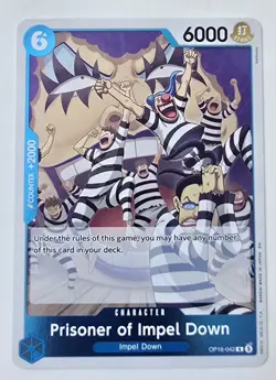 Prisoner of Impel Down OP16-042 R The Time of Battle Foil English One Piece - Image 1