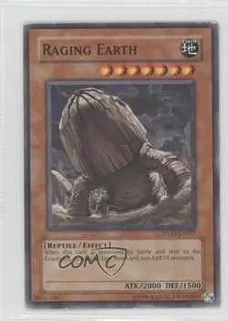 Raging Earth Unlimited YuGiOh Strike of the Neos #STON-EN027 2007 READ - Image 1