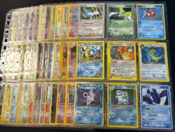 DAMAGED Lot of 117 ALL HOLO Vintage Pokemon Card Binder Collection DAMAGED - Image 1