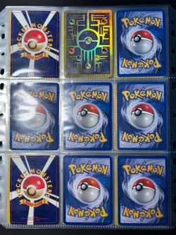 DAMAGED Lot of 117 ALL HOLO Vintage Pokemon Card Binder Collection DAMAGED - Image 5